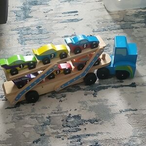 Melissa & Doug Mega Race Car Carrier